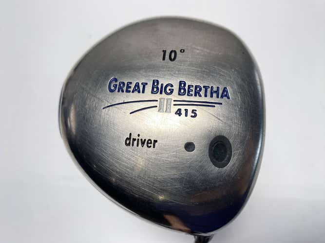 Callaway Great Big Bertha II 415 Driver 10* GBB System 60 60g Firm Mens RH