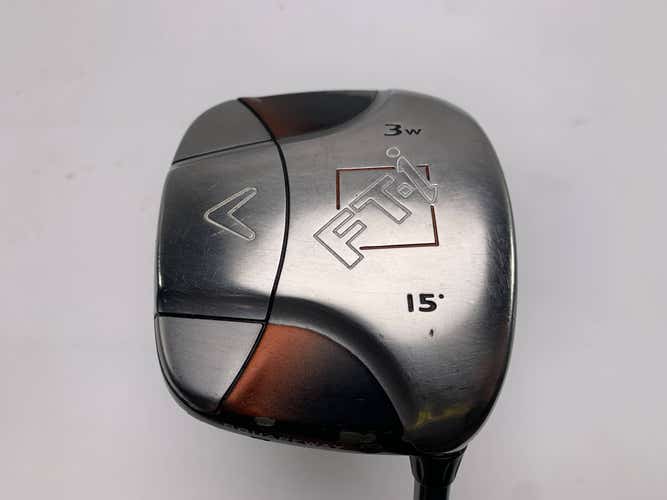 Callaway FT-i Squareway 3 Fairway Wood 15* Fujikura Fit On M Regular Mens RH