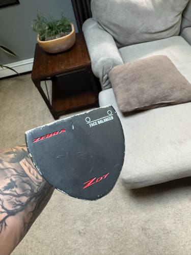 Red Men's RAM Mallet RAM Zebra Right Handed Putter (New)