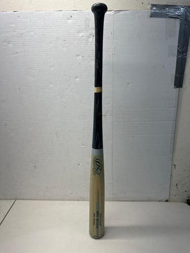 Used Rawlings B5110A BIG STICK PRO MODEL BB/SB Wood Bat Black And Carolina Blue 34" 11835-S000196565