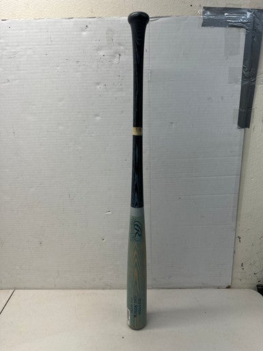 Used Rawlings B5110A BIG STICK PRO MODEL BB/SB Wood Bat Black And Carolina Blue 34" 11835-S000196564
