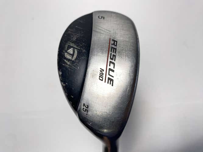 TaylorMade Rescue Mid 5 Hybrid 25* Regular Steel Mens RH