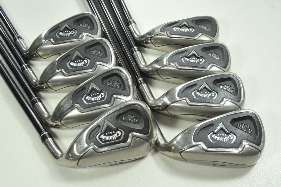 Callaway Fusion Wide Sole Ladies 4-PW,SW Iron Set RH Women Flex Graphite #199317
