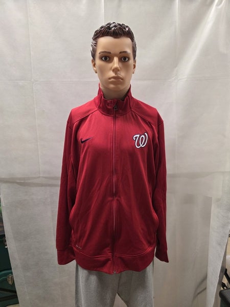 Washington Nationals Nike BSBL Full Zip Jacket XL MLB