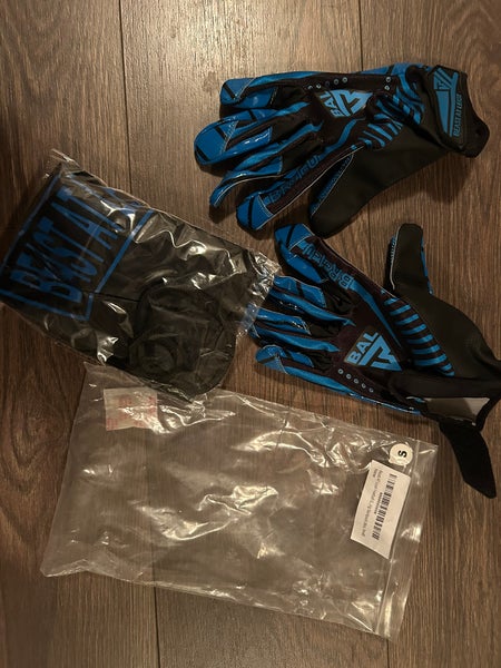 New football gloves blue small With Bag