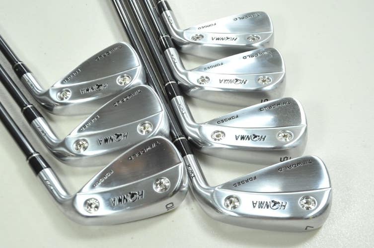 Honma TW-X 4-10 Iron Set Stiff Flex Right Vizard 85g Graphite # 198971