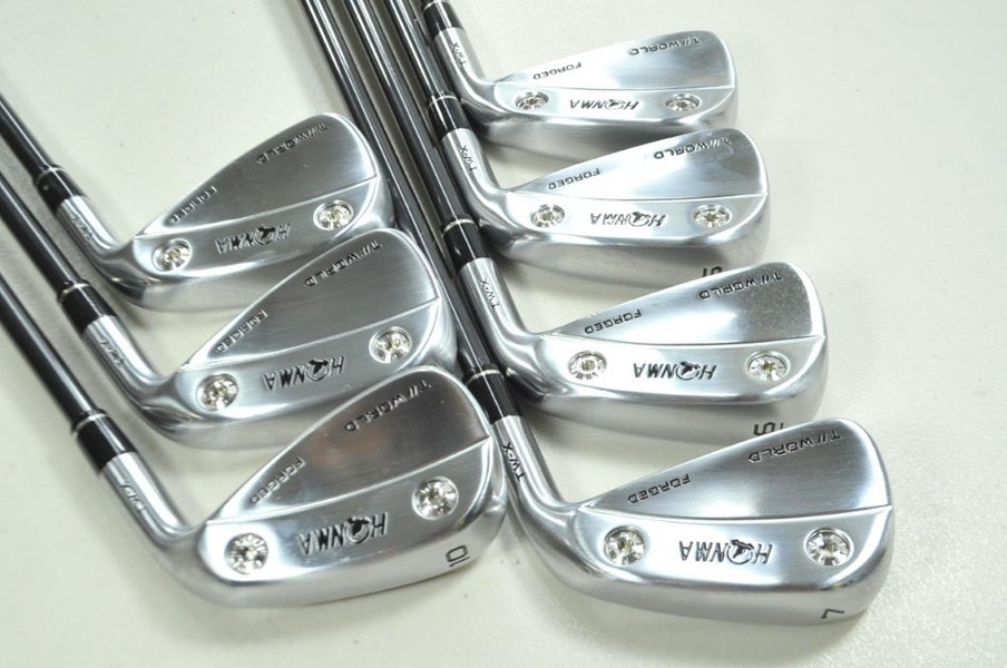 Honma TW-X 4-10 Iron Set Stiff Flex Right Vizard 85g Graphite # 198971
