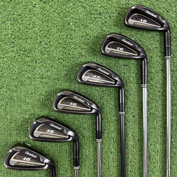 READ Cleveland CG16 Black Pearl Iron Set 5-PW Regular Flex Cleveland Traction 85