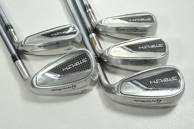 TaylorMade Stealth HD 6-PW Iron Set Regular Flex Right 50g Graphite # 198340