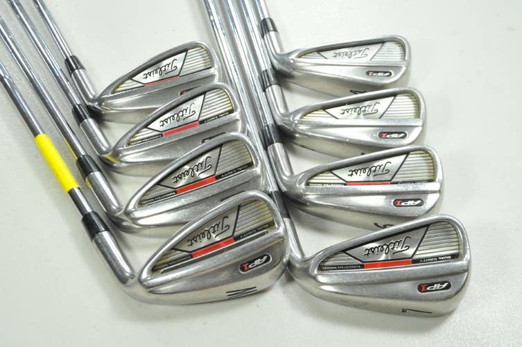 Titleist AP1 2008 4-PW,W Iron Set Stiff Flex Right DG High Launch Steel # 193026