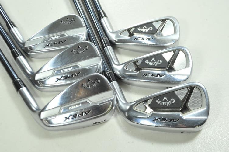 Callaway Apex Pro/Apex 21 Combo 5-PW Iron Set Stiff Flex Right Graphite # 199559