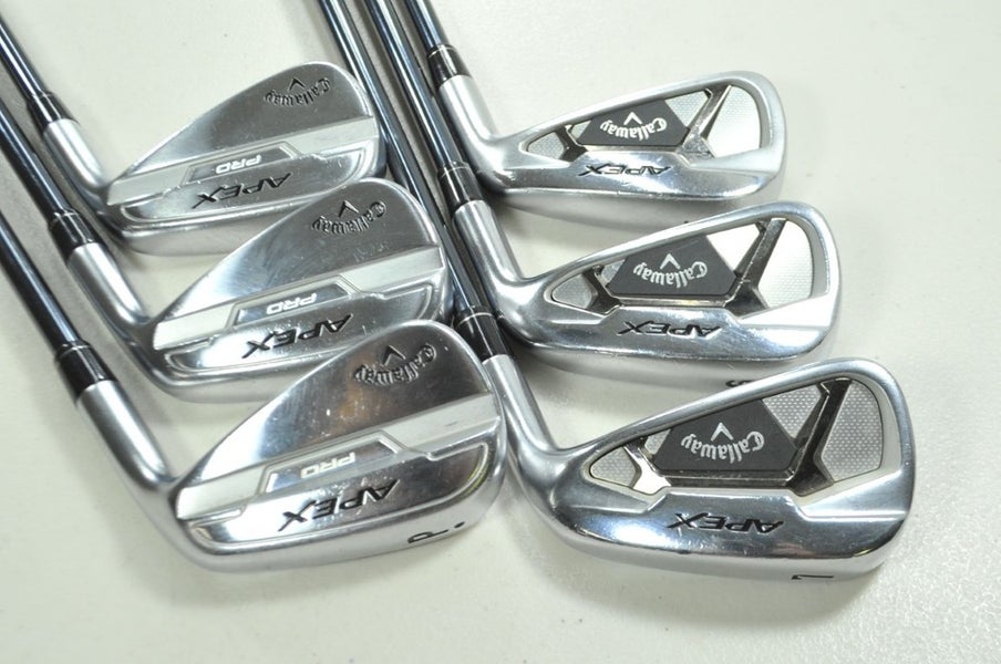 Callaway Apex Pro/Apex 21 Combo 5-PW Iron Set Stiff Flex Right Graphite # 199559