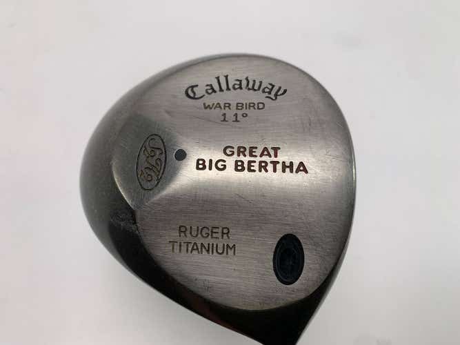 Callaway Big Bertha Warbird Driver 11* BB UL Firm Graphite Mens RH
