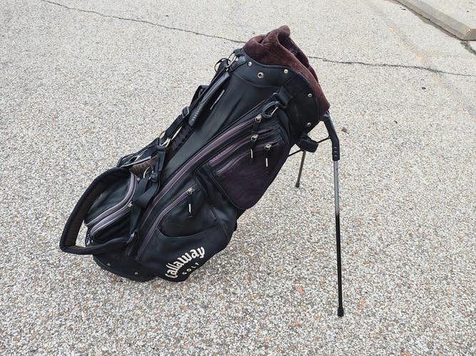 Callaway Big Bertha Dual Golf Stand Stand Bag Black