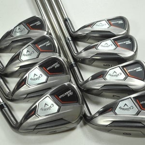 Callaway Big Bertha 2015 5-PW,AW,SW Iron Set Regular Flex Right Graphite #199604