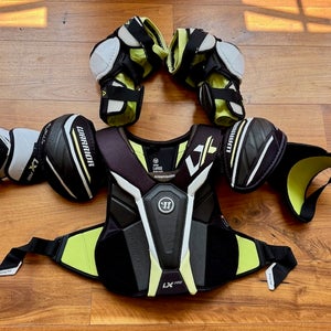 Warrior ALPHA LX PRO Shoulder Pads + elbow combo