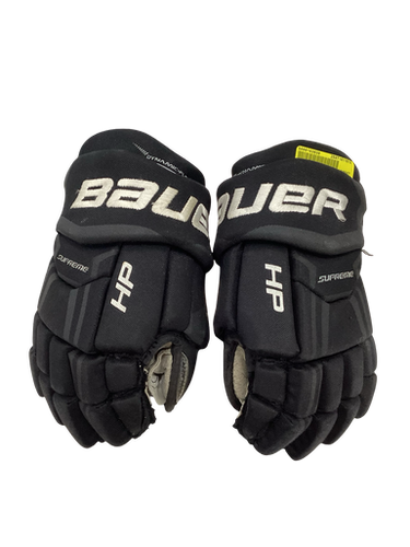Used Bauer SUPREME HP Junior Gloves Black 12" 11613-S000163830