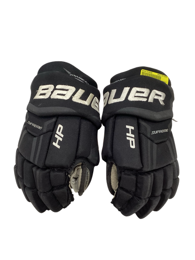 Used Bauer SUPREME HP Junior Gloves Black 12" 11613-S000163830