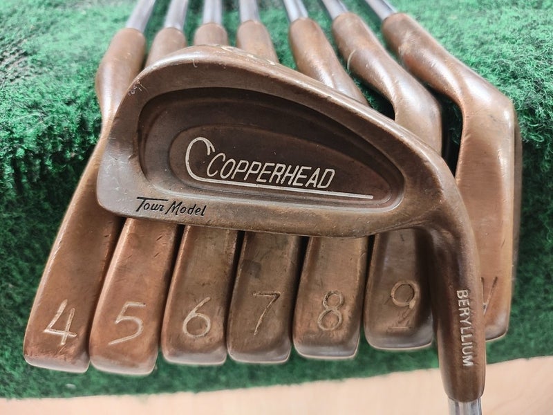 Tour Model Beryllium Copperhead Iron Set 3-PW Steel Shaft Regular Flex DG