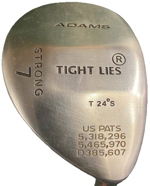 Adams Tight Lies Strong 7 Wood 24* RH SuperShaft Regular Graphite 42" New Grip