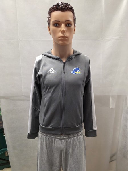 Delaware Blue Hens Adidas Full Zip Hooded Jacket S NCAA