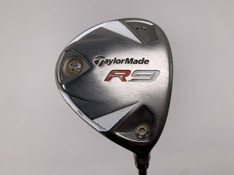 TaylorMade R9 3 Fairway Wood 15* Fujikura Motore 70g Stiff RH Midsize Grip