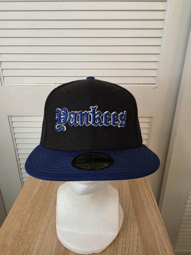 NWS New York Yankees Script New Era 59fifty Missized