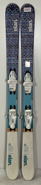Kid's Elan 145cm Twist Pro Rental Skis With Elan 7.5 Bindings (Used)(SY2257)