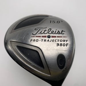 Titleist 980 F 3 Fairway Wood 15* Grafalloy ProLite 35s Stiff Graphite Mens RH