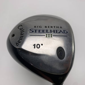 Callaway Steelhead III Driver 10* System III Regular Graphite Mens RH-Rattle
