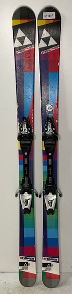 Used Kid's Fischer 151cm Stunner Skis With Fischer FJ7 Bindings (SY2262)
