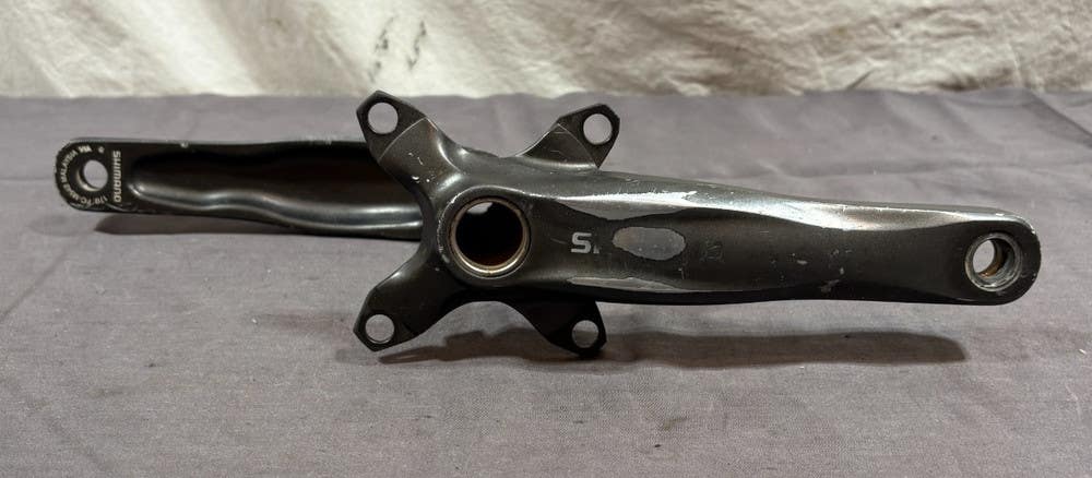 Shimano Deore FC-M542 170mm Black Aluminum Mountain Bike Crankset Fast Shipping