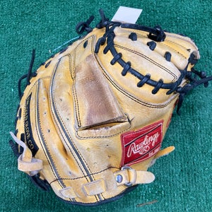 Rawlings Heart of the Hide RH Catcher's Baseball Glove 33" (Used)
