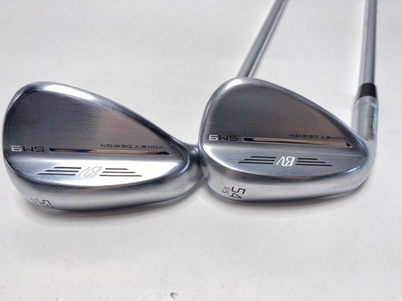 Titleist Vokey SM9 Tour Chrome Wedge Set 54* 10 | 58* 10 NS Pro Modus 3 Mens LH