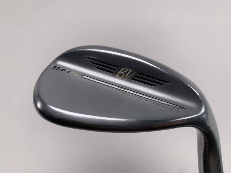 Titleist Vokey SM9 Tour Chrome Lob Wedge LW 58* 8 M-Grind Wedge Steel Mens RH