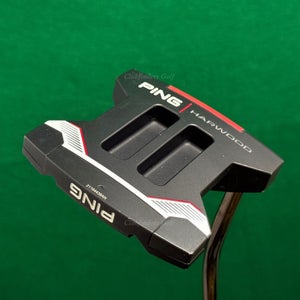 Ping 2021 HARWOOD Black Dot 34" Double-Bend Mallet Putter Golf Club w/ HC