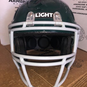USED LIGHT LS2 CY YOUTH FOOTBALL HELMET - LARGE - DARK GREEN