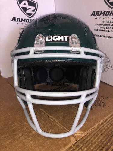 USED LIGHT LS2 CY YOUTH FOOTBALL HELMET - LARGE - DARK GREEN