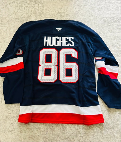 Team USA 4-Nations 2025 Hughes Jersey (New) Large 52