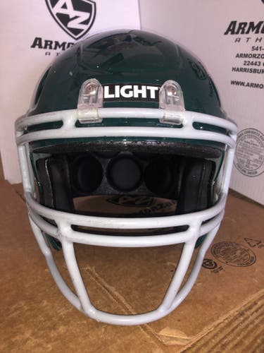 USED LIGHT LS2 CY YOUTH FOOTBALL HELMET - LARGE - DARK GREEN