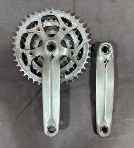 Specialized Sugino 175mm 44/32/22 Silver Aluminum/Steel Mtn Bike Triple Crankset