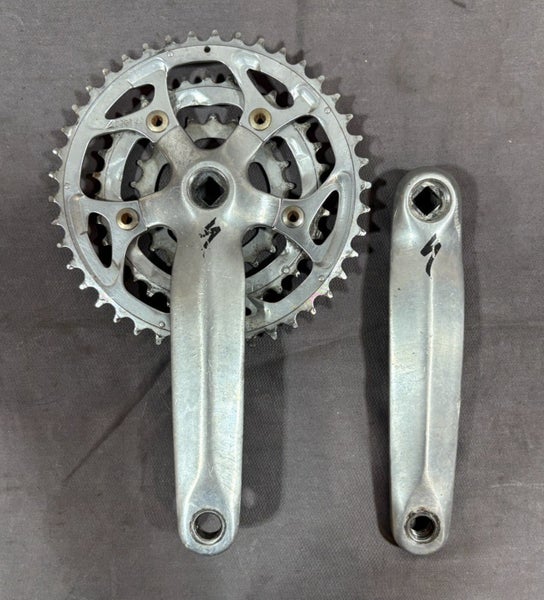 Specialized Sugino 175mm 44/32/22 Silver Aluminum/Steel Mtn Bike Triple Crankset