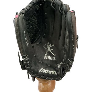 Used Mizuno FINCH RH Throw Fastpitch Gloves Black 11 1/2" 11859-S000023431