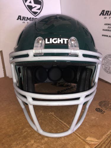 USED LIGHT LS2 CY YOUTH FOOTBALL HELMET - MEDIUM  - DARK GREEN