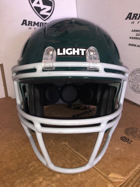 USED LIGHT LS2 CY YOUTH FOOTBALL HELMET - MEDIUM  - DARK GREEN