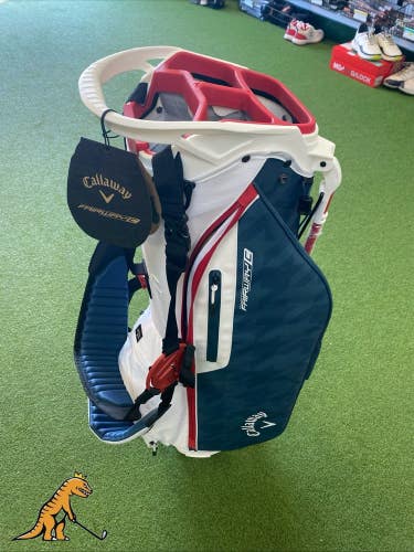 Callaway Golf Fairway C Stand Bag Red, White, Blue 4-Way