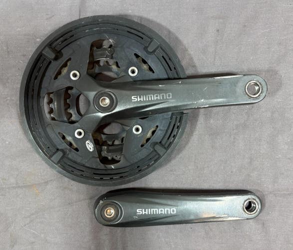 Shimano Acera FC-M391 175mm 48/36/26 Black Aluminum Triple Crankset Steel Rings