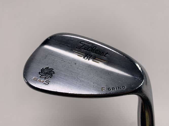 Titleist Vokey SM5 Tour Chrome Wedge 52* 8 Bounce F-Grind Wedge Steel Mens RH