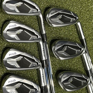 PING G430 Iron Set Black Dot 5-PW + 45* GW Steel Regular R-Flex RH MINT! #88815
