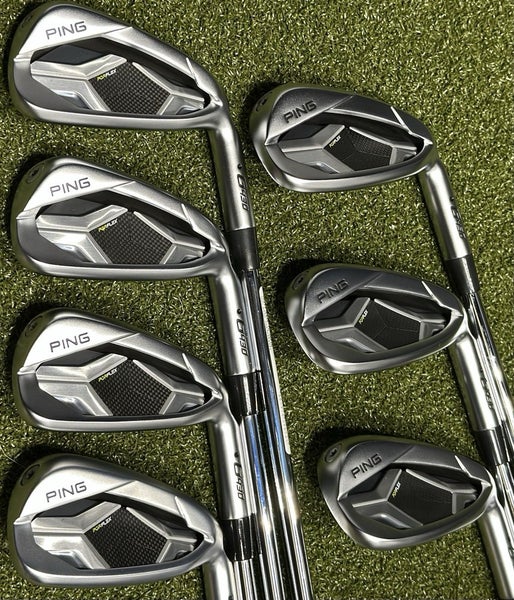 PING G430 Iron Set Black Dot 5-PW + 45* GW Steel Regular R-Flex RH MINT! #88815